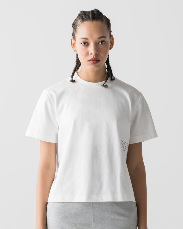 CRONOS WOMEN COOL FEEL T-SHIRTS【WHITE】