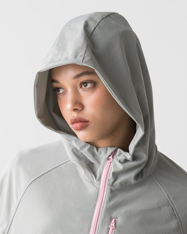 CRONOS WOMEN LIGHT STRETCH HOODIE【GRAY】