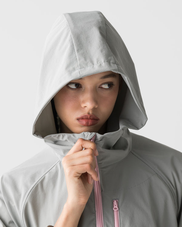 CRONOS WOMEN LIGHT STRETCH HOODIE【GRAY】
