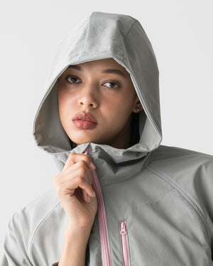 CRONOS WOMEN LIGHT STRETCH HOODIE【GRAY】