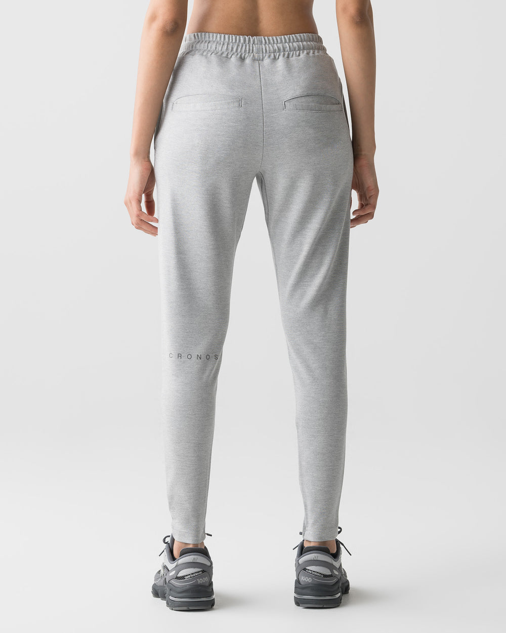 CRONOS WOMEN COOL FEEL SKINNY PANTS【GRAY】