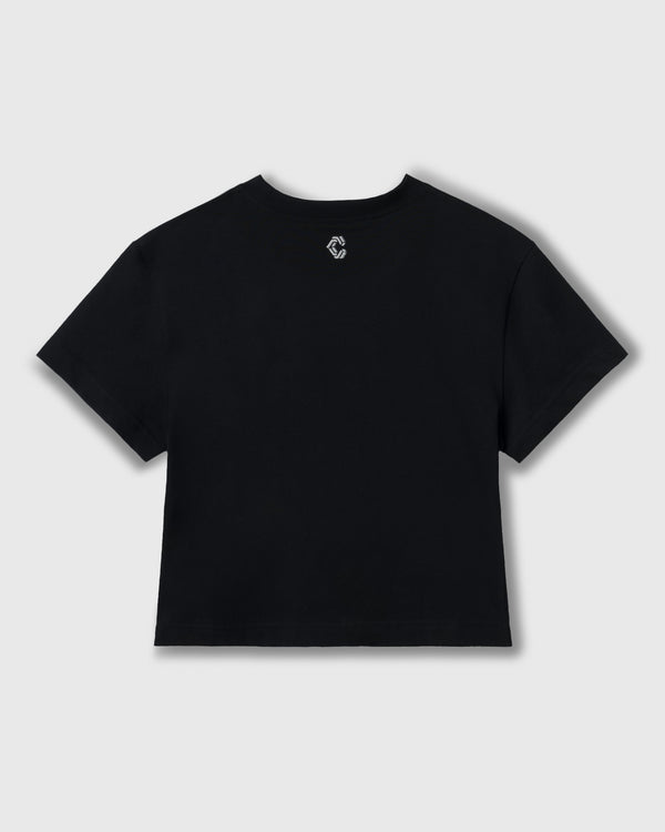 CRONOS WOMEN MINI FIT T-SHIRTS【BLACK】
