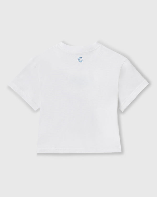 CRONOS WOMEN MINI FIT T-SHIRTS【WHITE】