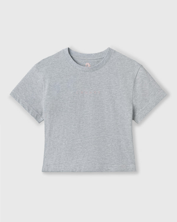 CRONOS WOMEN MINI FIT T-SHIRTS【GRAY】