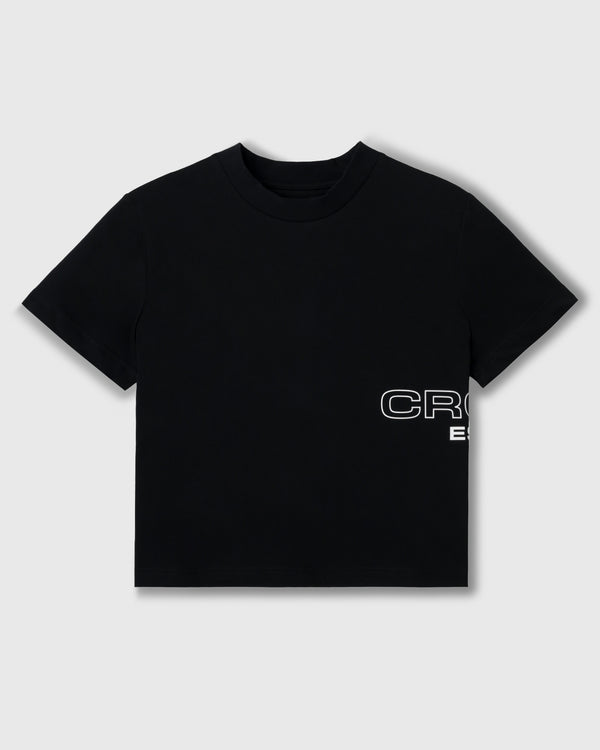 CRONOS WOMEN COOL FEEL T-SHIRTS【BLACK】