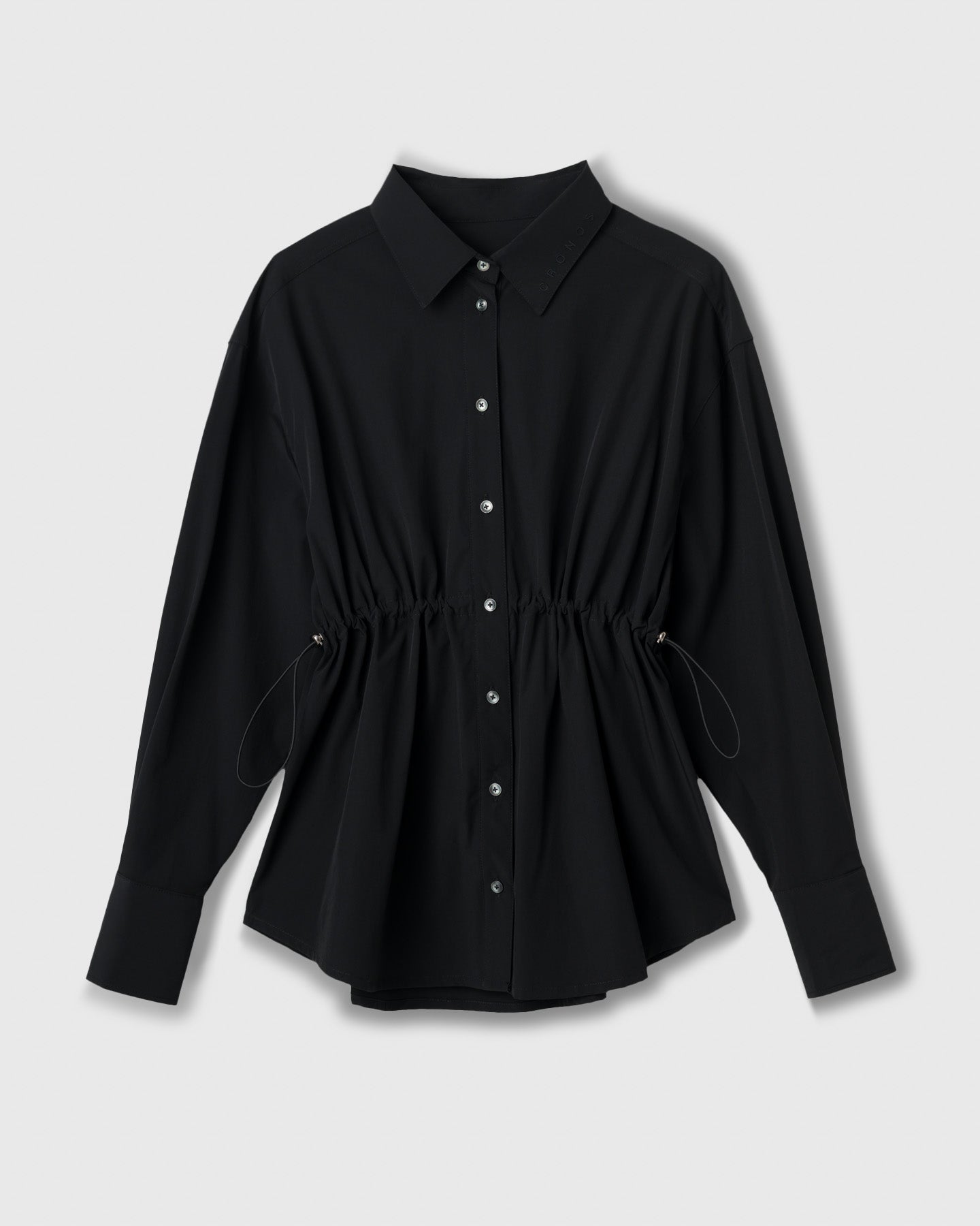 CRONOS WOMEN LIGHT STRETCH SHIRT【BLACK】