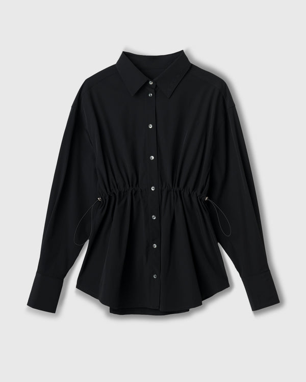 CRONOS WOMEN LIGHT STRETCH SHIRT【BLACK】