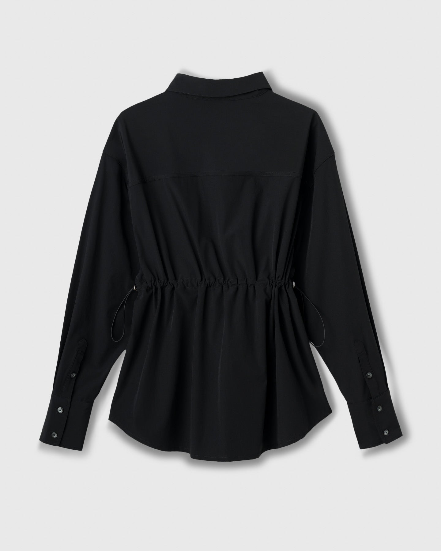 CRONOS WOMEN LIGHT STRETCH SHIRT【BLACK】