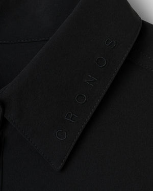 CRONOS WOMEN LIGHT STRETCH SHIRT【BLACK】