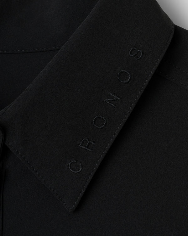 CRONOS WOMEN LIGHT STRETCH SHIRT【BLACK】