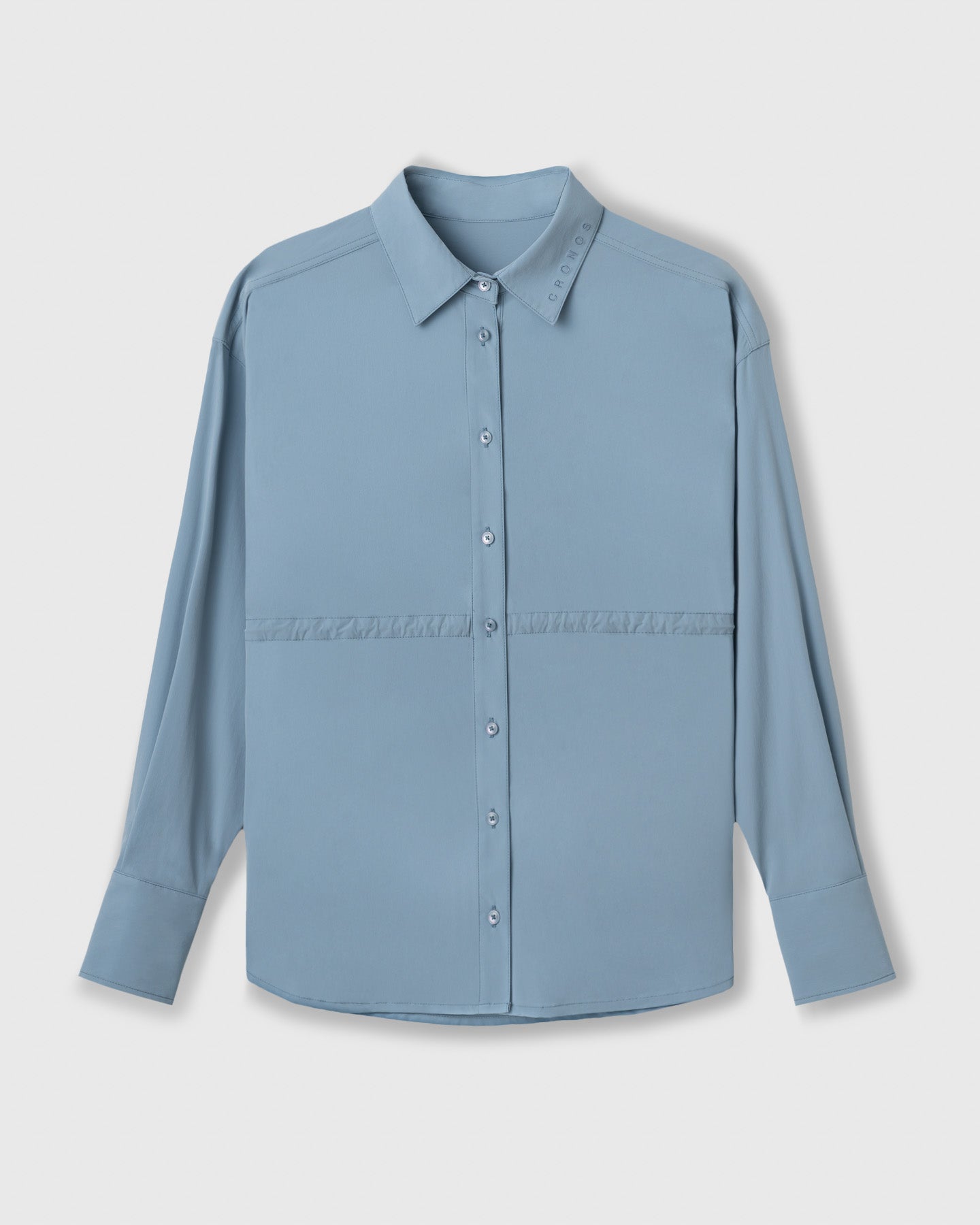 CRONOS WOMEN LIGHT STRETCH SHIRT【BLUE】