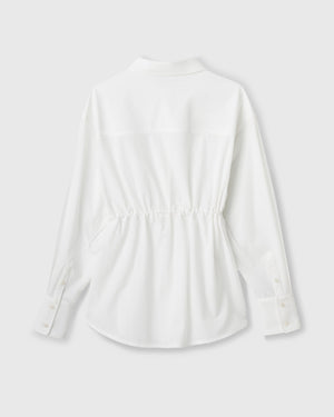 CRONOS WOMEN LIGHT STRETCH SHIRT【WHITE】