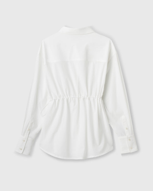 CRONOS WOMEN LIGHT STRETCH SHIRT【WHITE】