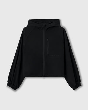 CRONOS WOMEN LIGHT STRETCH HOODIE【BLACK】