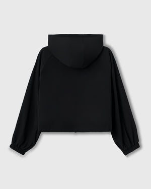 CRONOS WOMEN LIGHT STRETCH HOODIE【BLACK】