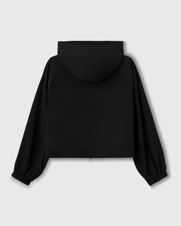 CRONOS WOMEN LIGHT STRETCH HOODIE【BLACK】