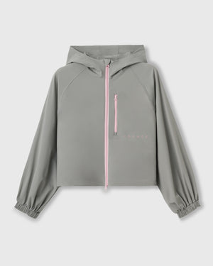 CRONOS WOMEN LIGHT STRETCH HOODIE【GRAY】