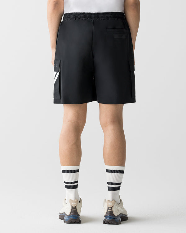CRONOS SWITCH LINE CARGO SHORTS【BLACK】