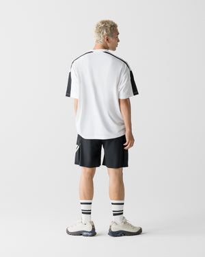 CRONOS SWITCH LINE CARGO SHORTS【BLACK】