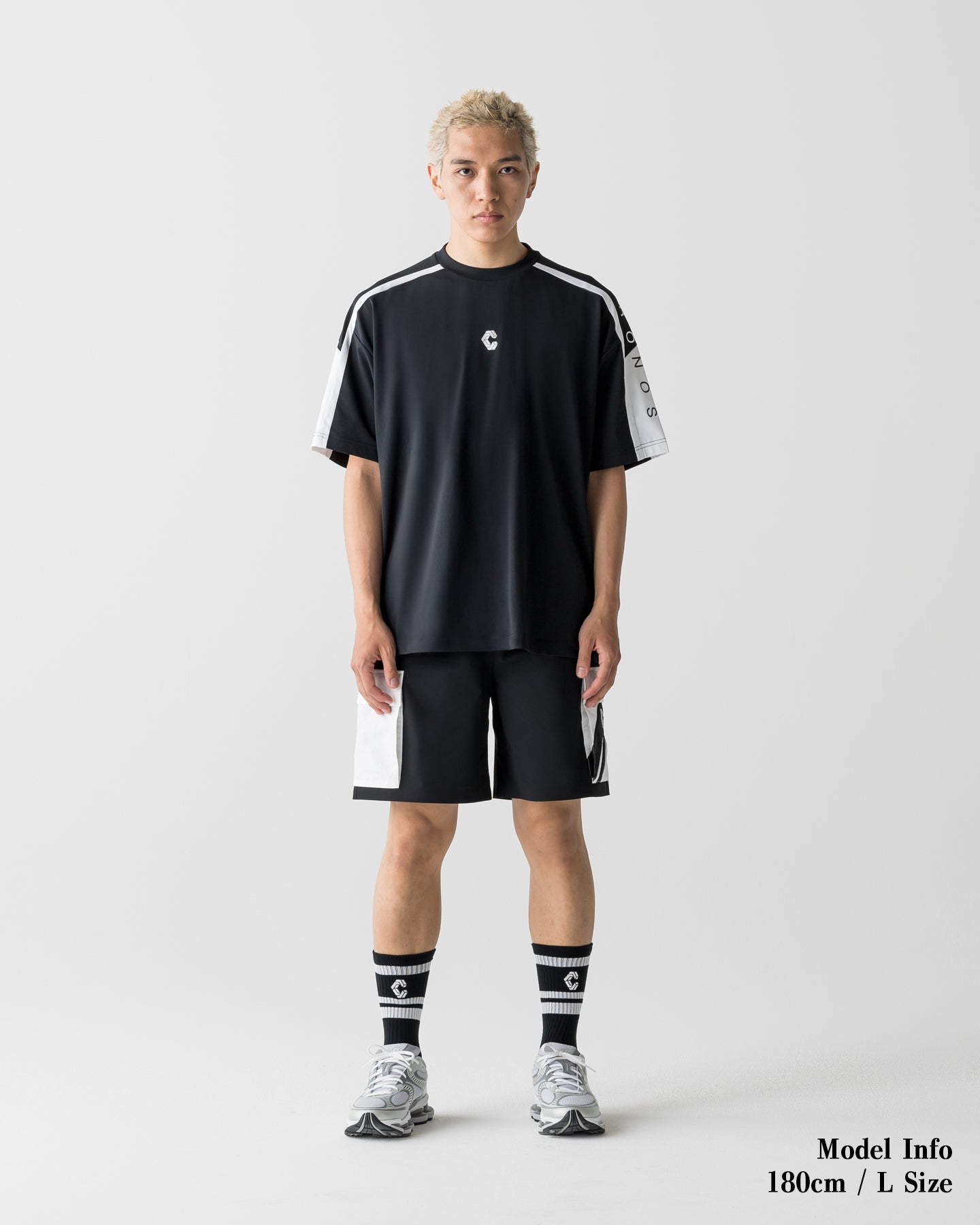 CRONOS COOL ACTIVE S/S TEE【BLACK】