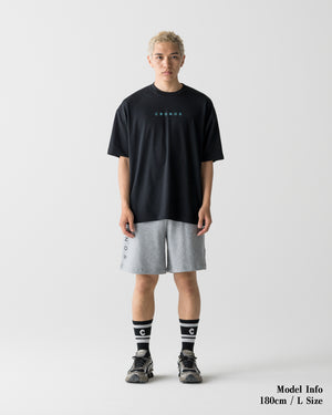 CRONOS DRY ACTIVE S/S TEE【BLACK×T.BLUE】