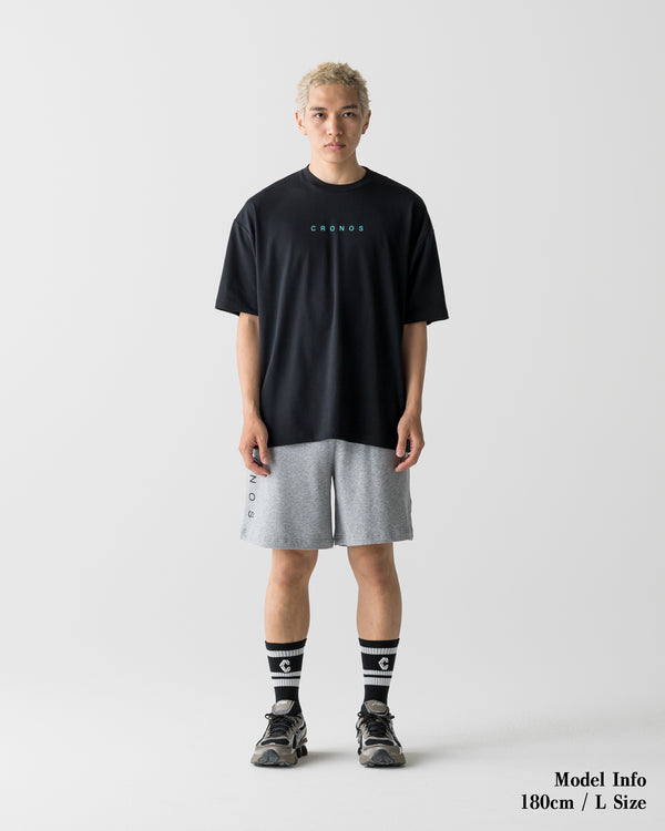 CRONOS DRY ACTIVE S/S TEE【BLACK×T.BLUE】