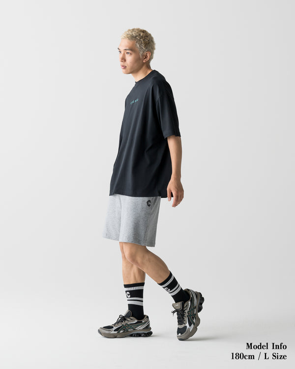 CRONOS DRY ACTIVE S/S TEE【BLACK×T.BLUE】