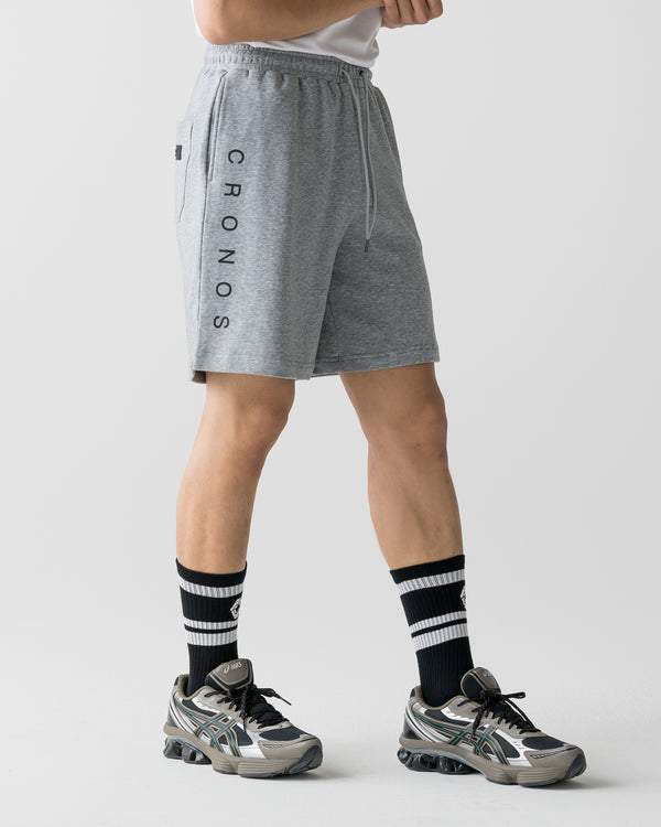 CRONOS BASIC SWEAT SHORTS【M.GRAY】