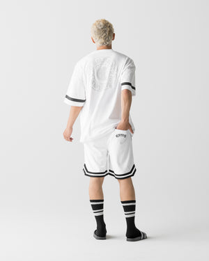 CRONOS BLACKLETTER CIRCLE S/S TEE【WHITE】