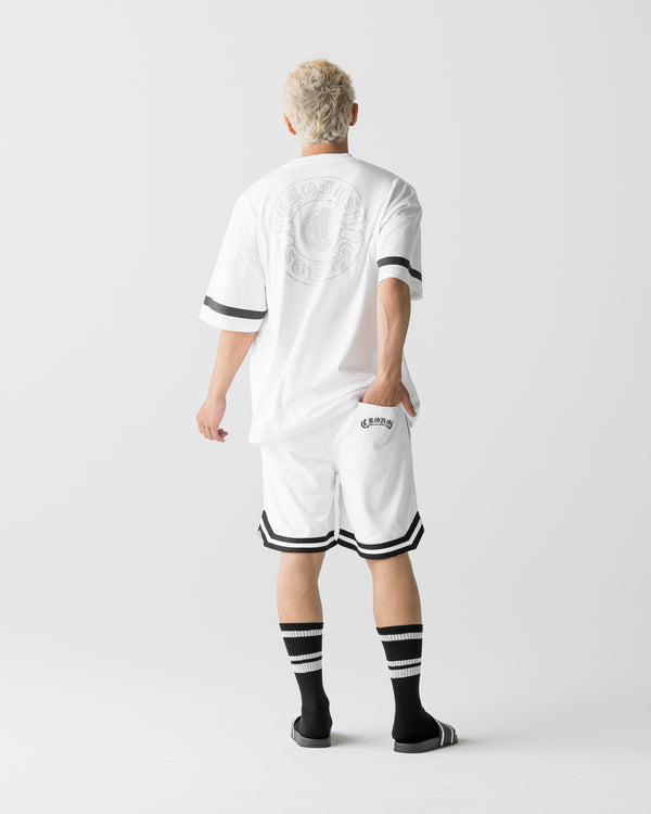 CRONOS BLACKLETTER CIRCLE S/S TEE【WHITE】