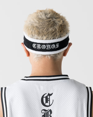 CRONOS PERFORMANCE HEAD BAND【BLACK×WHITE】