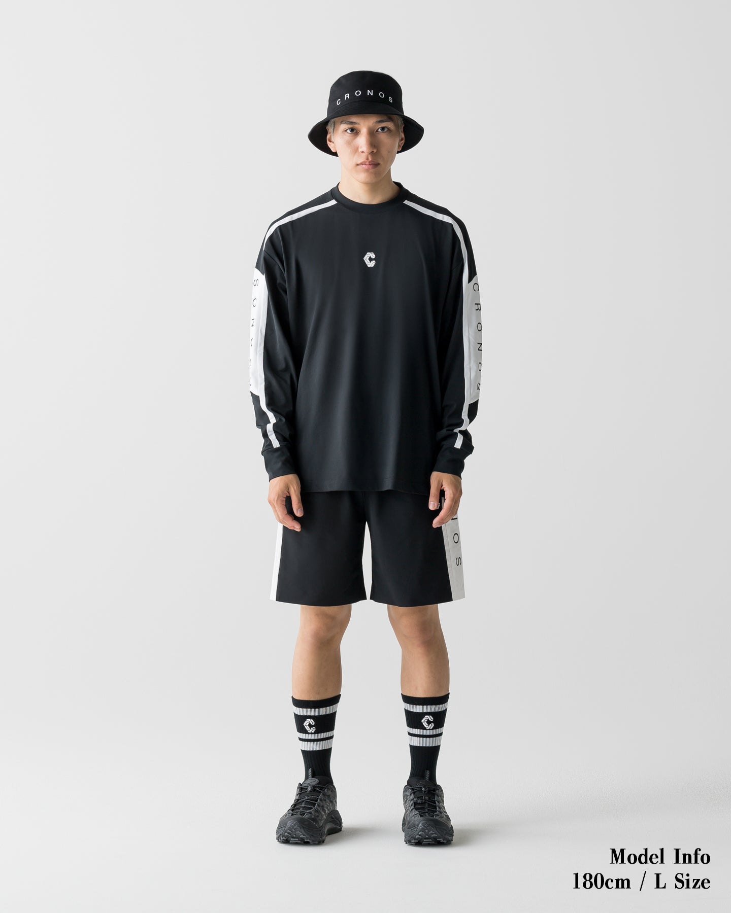 CRONOS COOL TOUCH L/S TEE【BLACK】