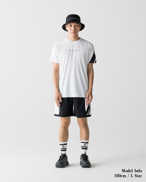 CRONOS SWITCH LINE REGULAR FIT S/S TEE【WHITE】