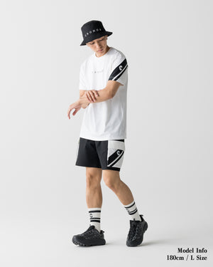 CRONOS SWITCH LINE REGULAR FIT S/S TEE【WHITE】