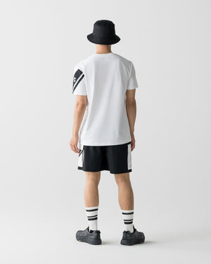 CRONOS SWITCH LINE REGULAR FIT S/S TEE【WHITE】
