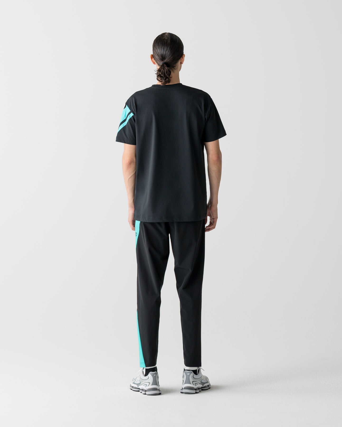 CRONOS SWITCH LINE REGULAR FIT S/S TEE【BLACK×T.BLUE】