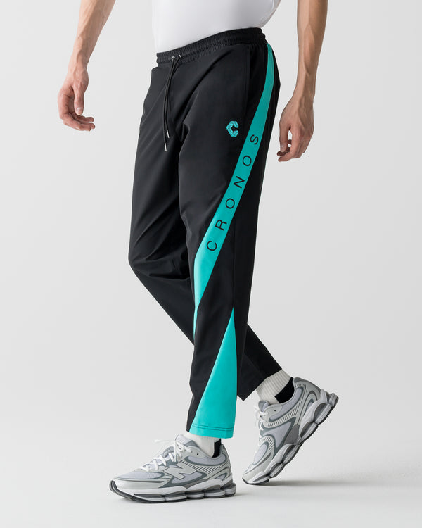 CRONOS COOL SIDE LINE JOGGER PANTS【BLACK×T.BLUE】