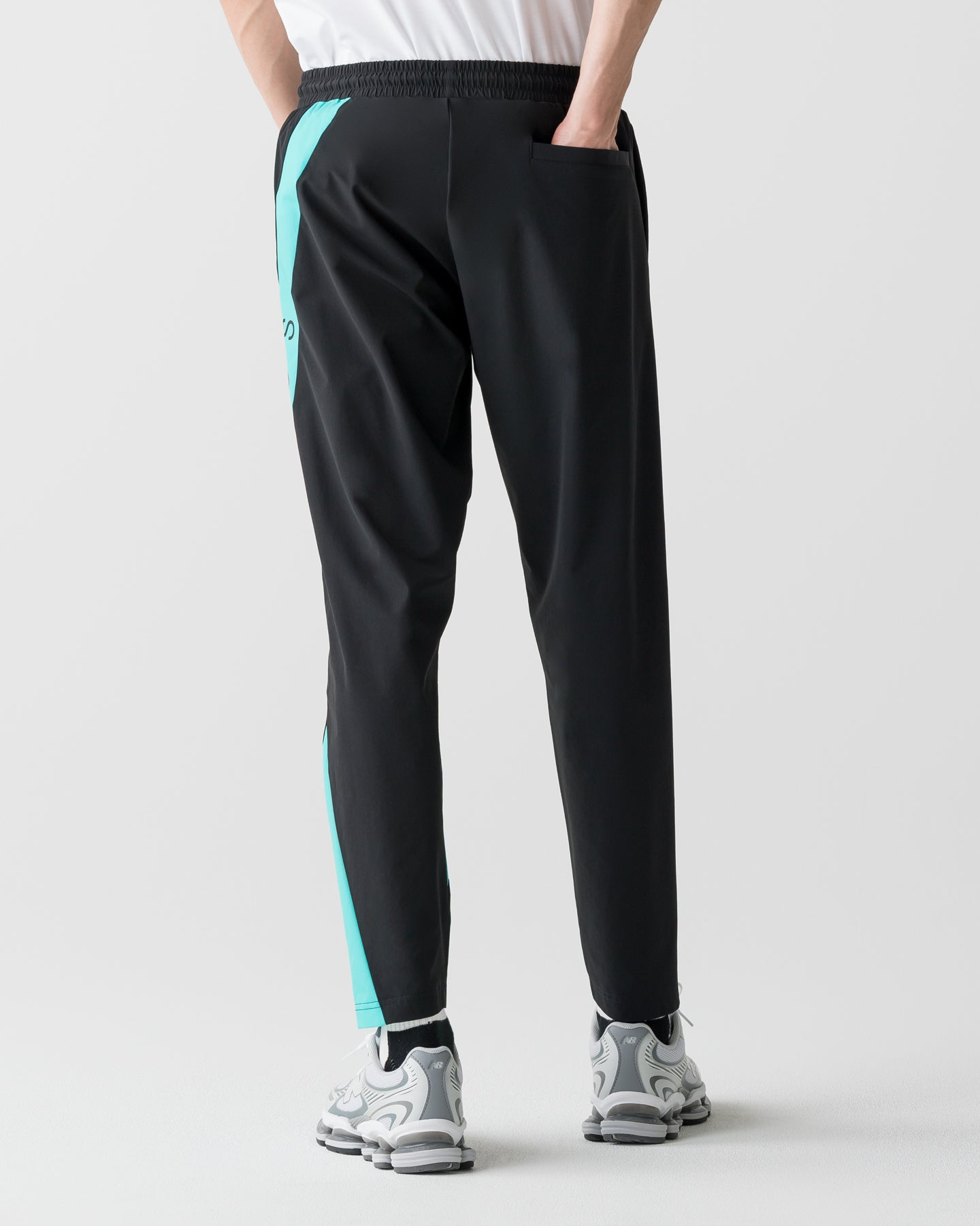CRONOS COOL SIDE LINE JOGGER PANTS【BLACK×T.BLUE】