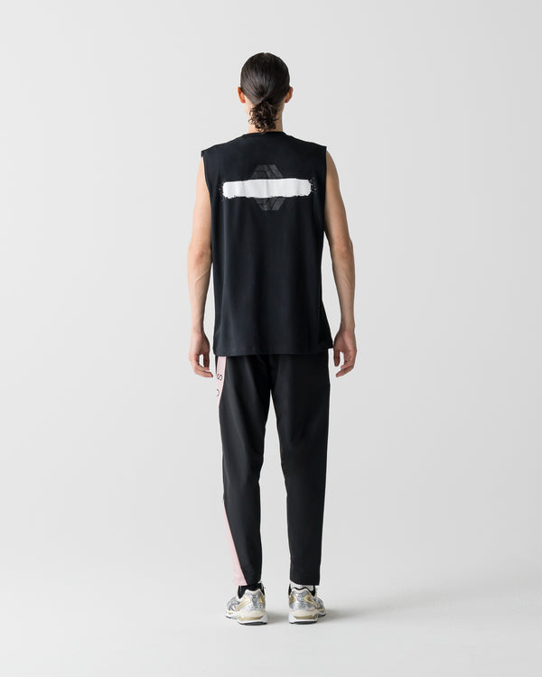 CRONOS PAINT STROKE COOL SLEEVELESS【BLACK】