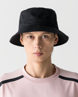CRONOS LOOP LOGO BUCKET HAT【BLACK】