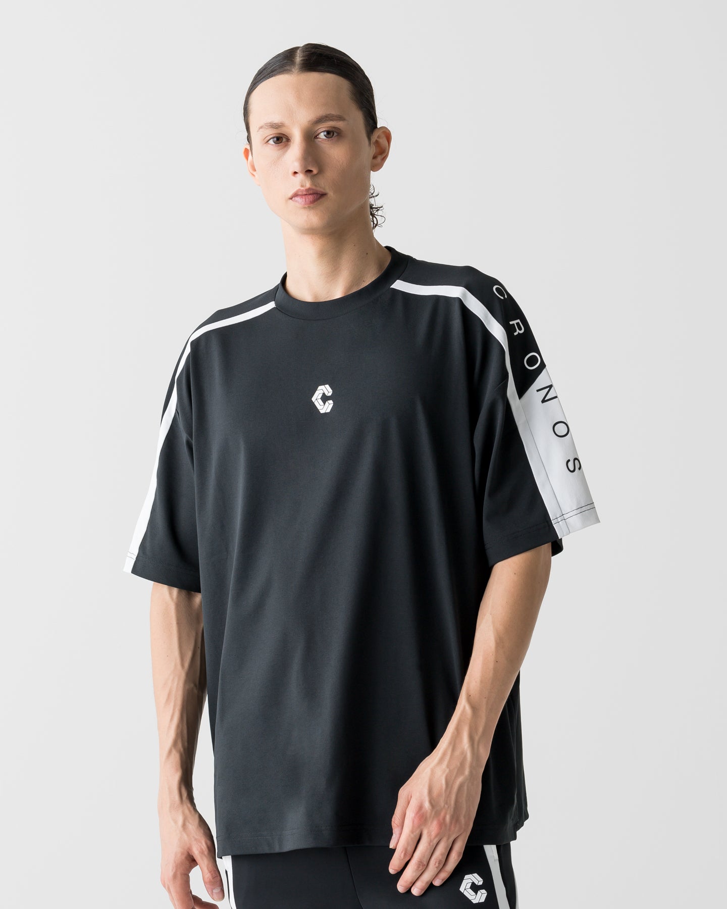 CRONOS COOL ACTIVE S/S TEE【BLACK】