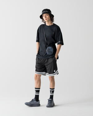 CRONOS BLACKLETTER CIRCLE S/S TEE【BLACK×GREEN】