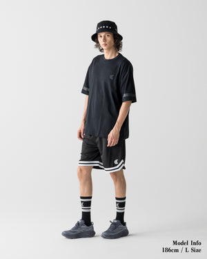 CRONOS BLACKLETTER CIRCLE S/S TEE【BLACK×GREEN】