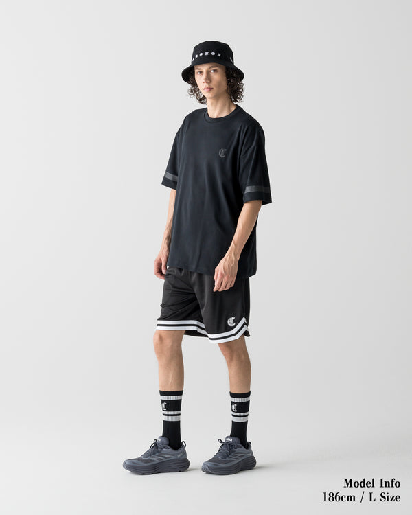 CRONOS BLACKLETTER CIRCLE S/S TEE【BLACK×GREEN】