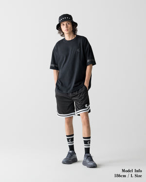 CRONOS BLACKLETTER CIRCLE S/S TEE【BLACK×GREEN】