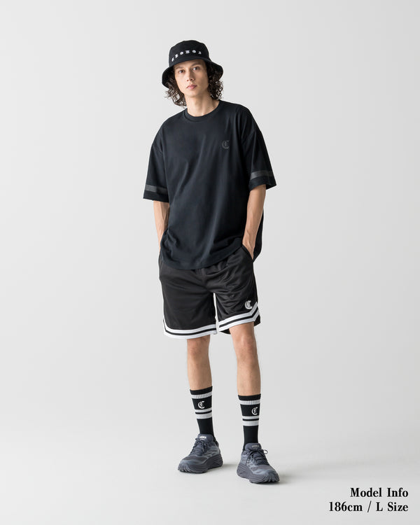 CRONOS BLACKLETTER CIRCLE S/S TEE【BLACK×GREEN】