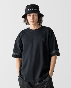 CRONOS BLACKLETTER CIRCLE S/S TEE【BLACK×GREEN】