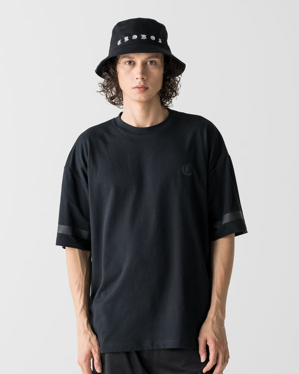CRONOS BLACKLETTER CIRCLE S/S TEE【BLACK×GREEN】