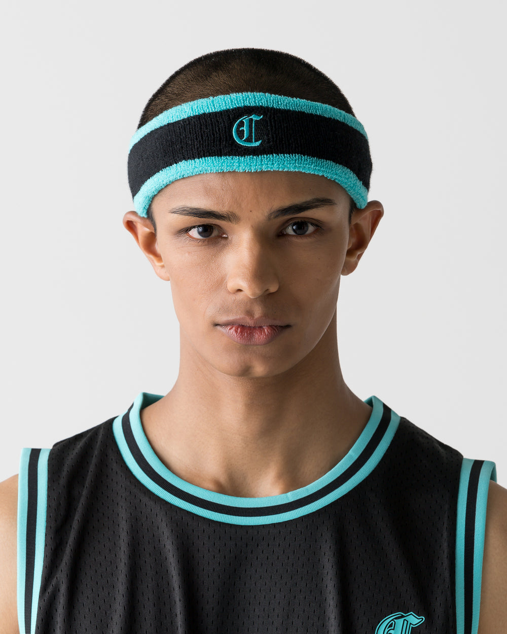 CRONOS PERFORMANCE HEAD BAND【BLACK×T.BLUE】