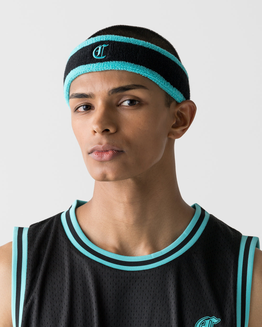 CRONOS PERFORMANCE HEAD BAND【BLACK×T.BLUE】